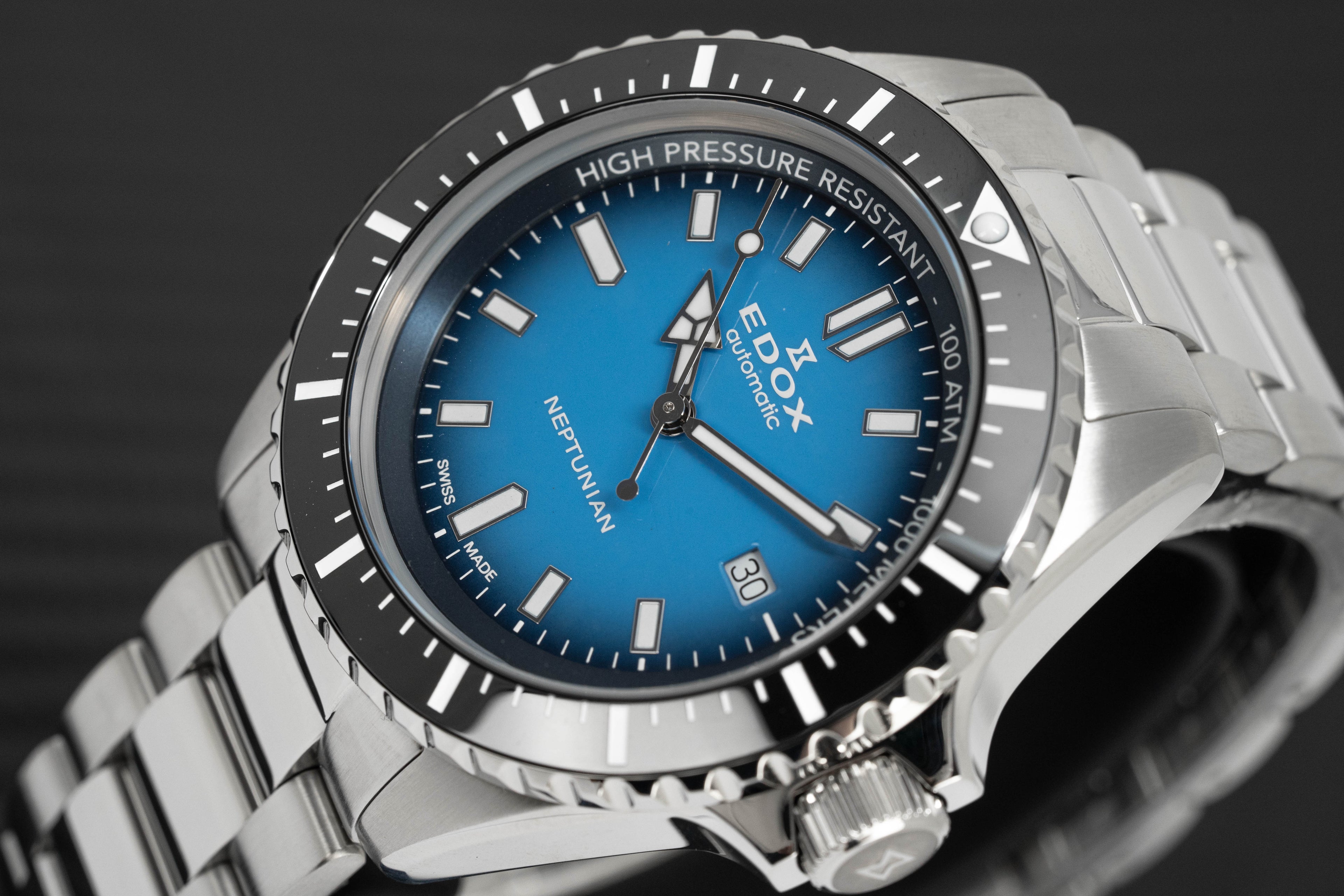 Edox Men's Watch Neptunian Automatic Blue