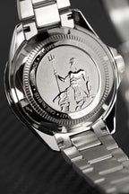 Edox Men's Watch Neptunian Sky Diver Automatic Steel Orange