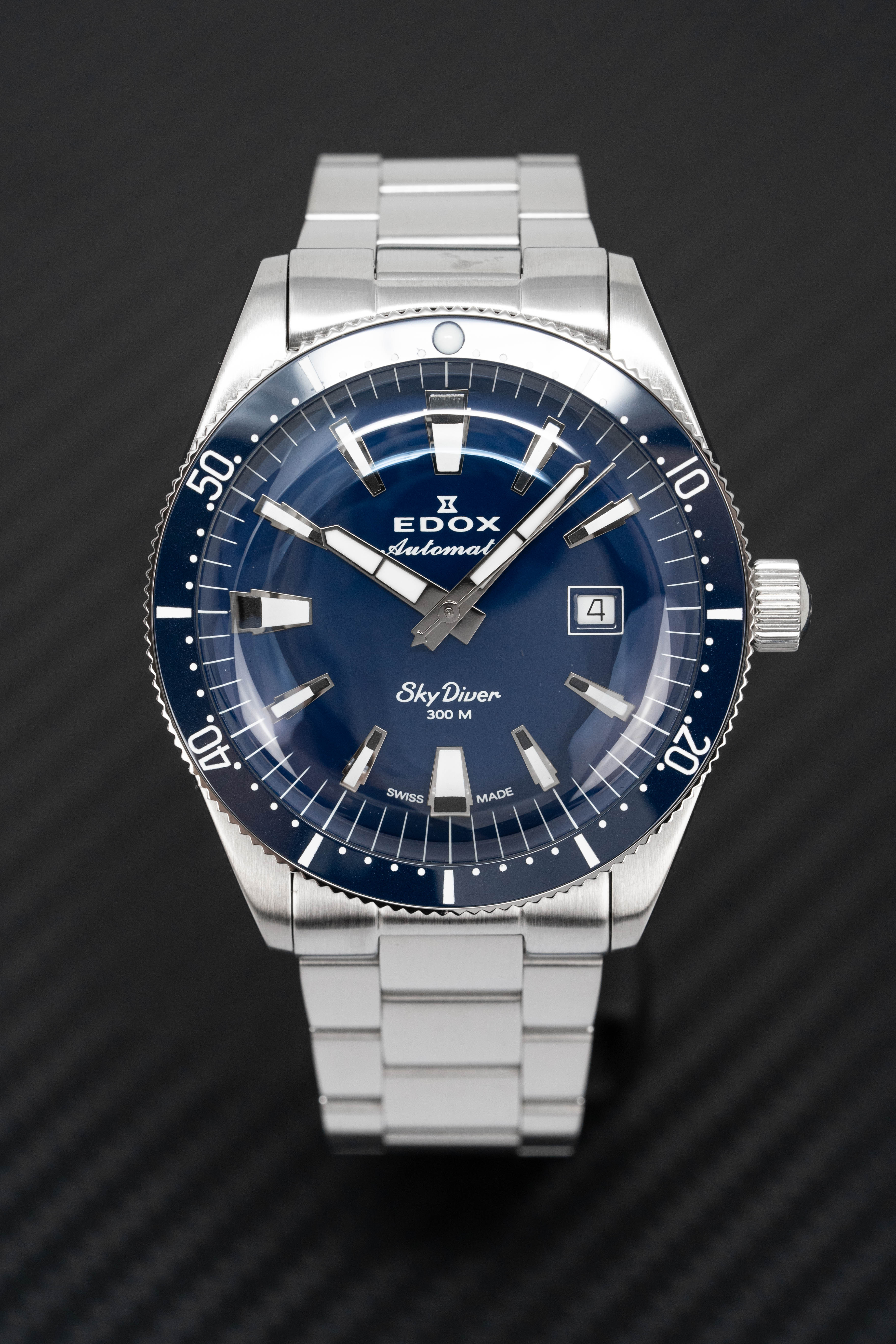 Edox Men's Watch Limited Edition Sky Diver Automatic Blue