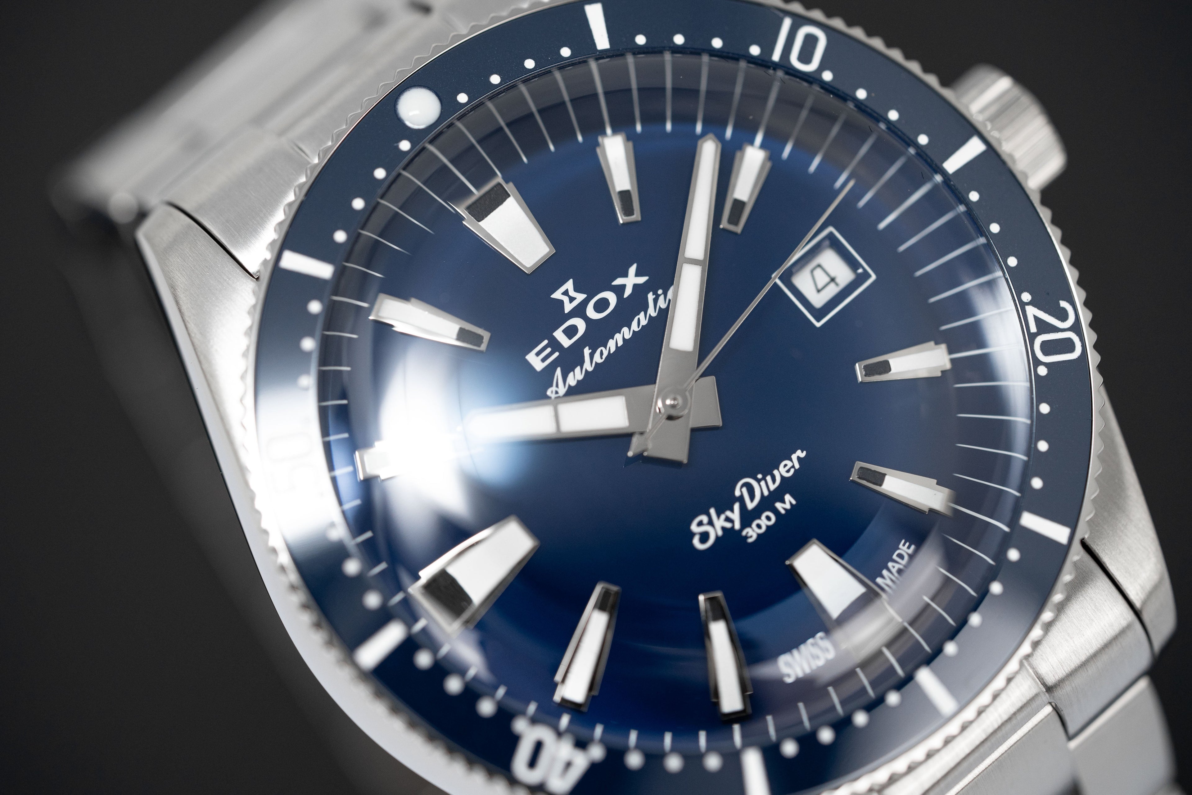 Edox Men's Watch Limited Edition Sky Diver Automatic Blue