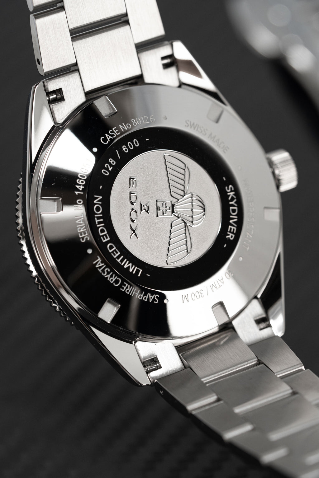 Edox Men's Watch Limited Edition Sky Diver Automatic Blue