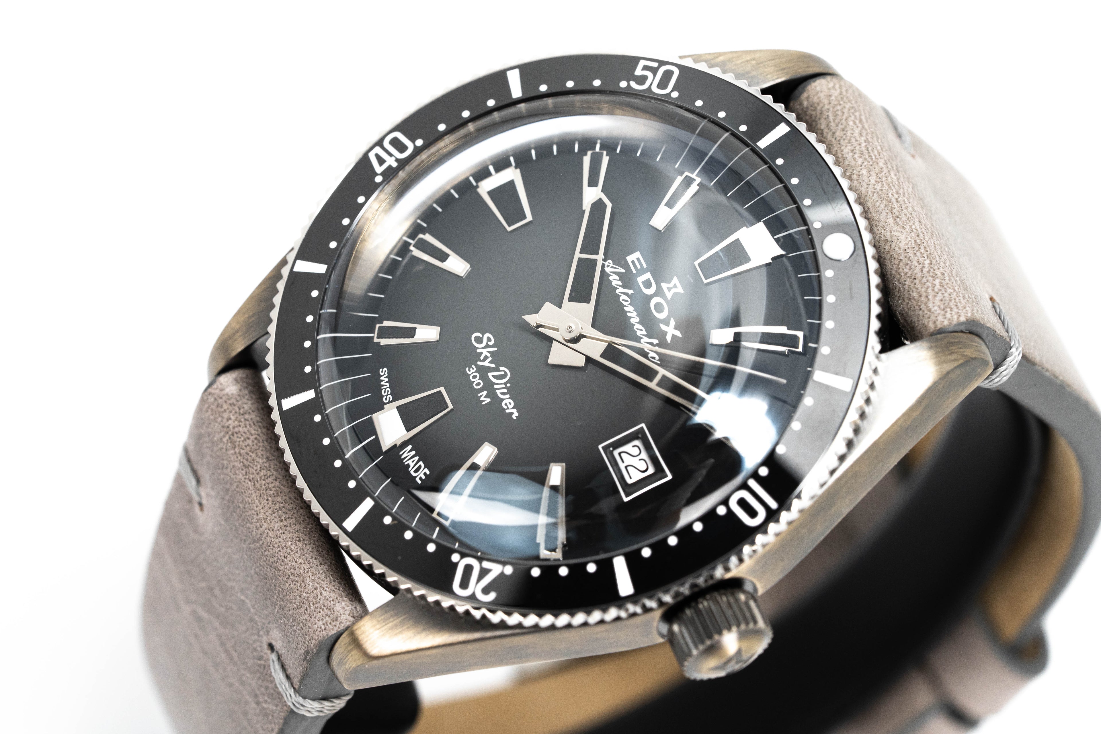 Edox Men's Watch Limited Edition Sky Diver Automatic Grey
