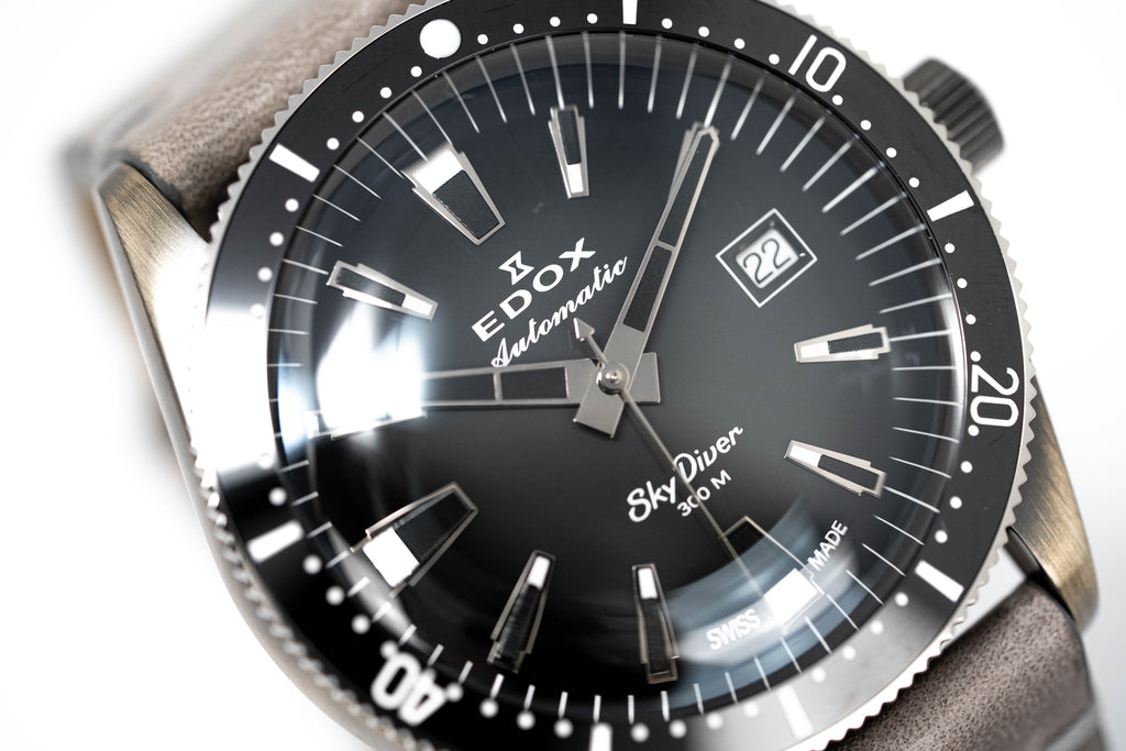 Edox Men's Watch Limited Edition Sky Diver Automatic Grey
