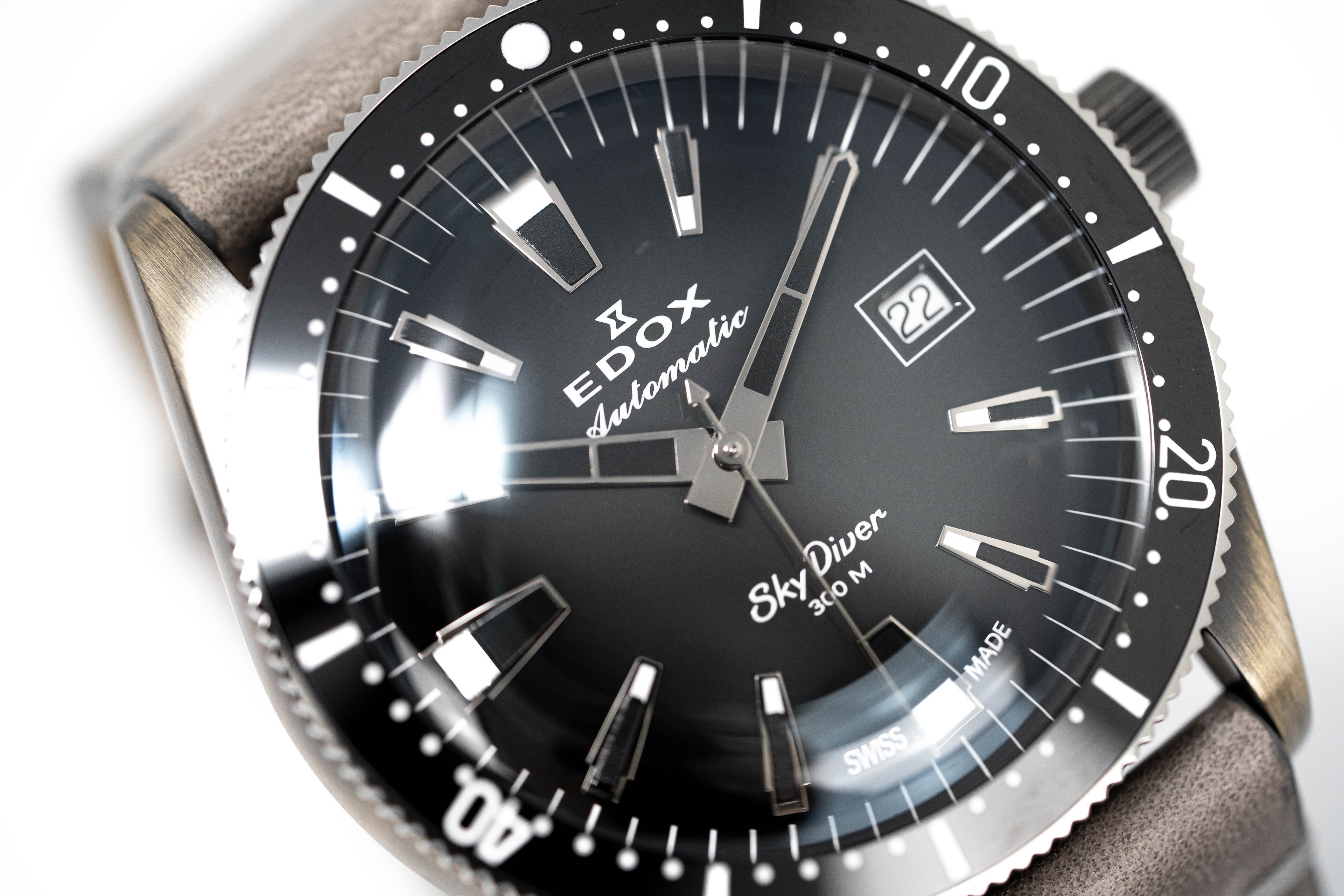 Edox Men's Watch Limited Edition Sky Diver Automatic Grey