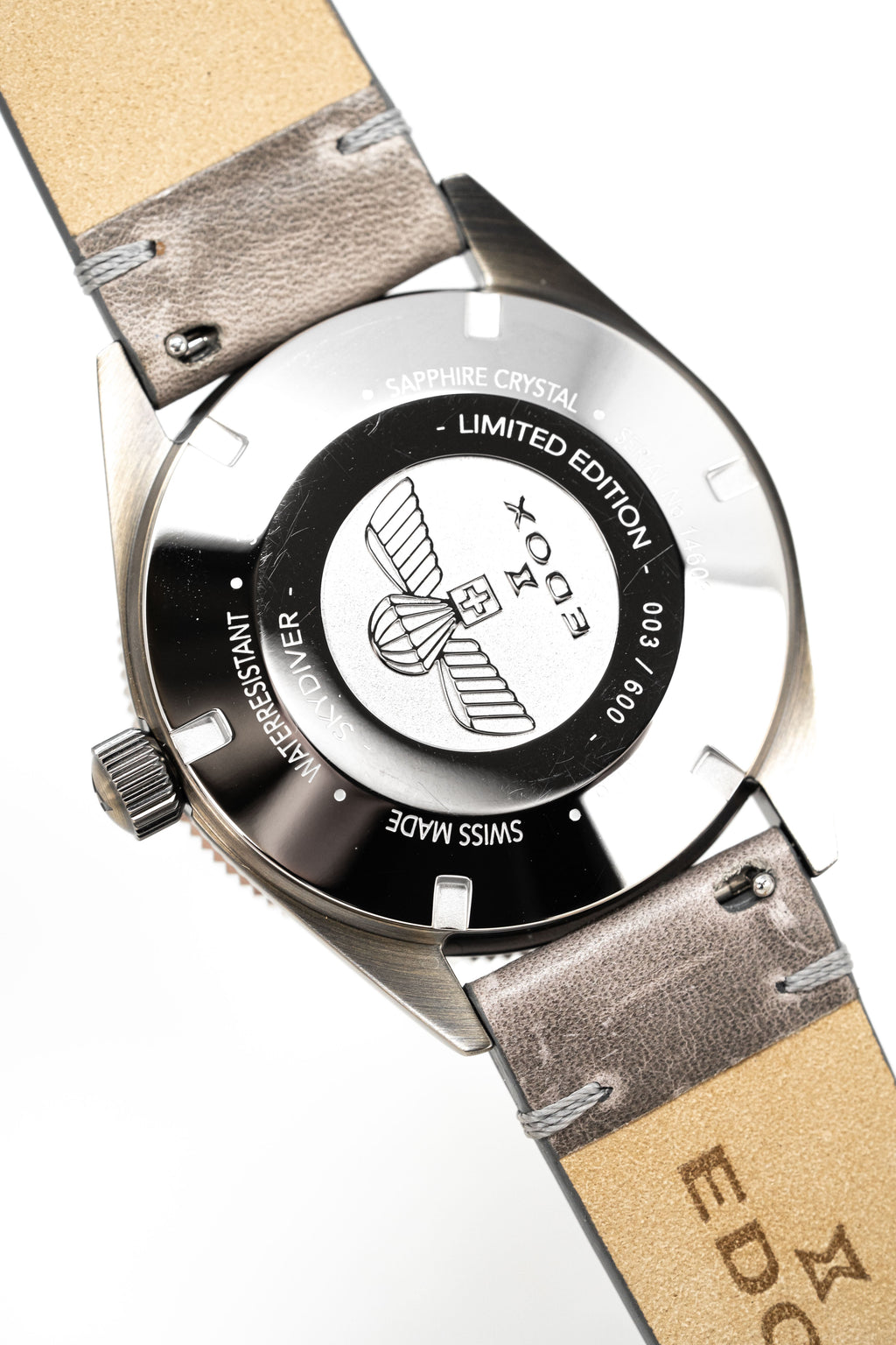 Edox Men's Watch Limited Edition Sky Diver Automatic Grey