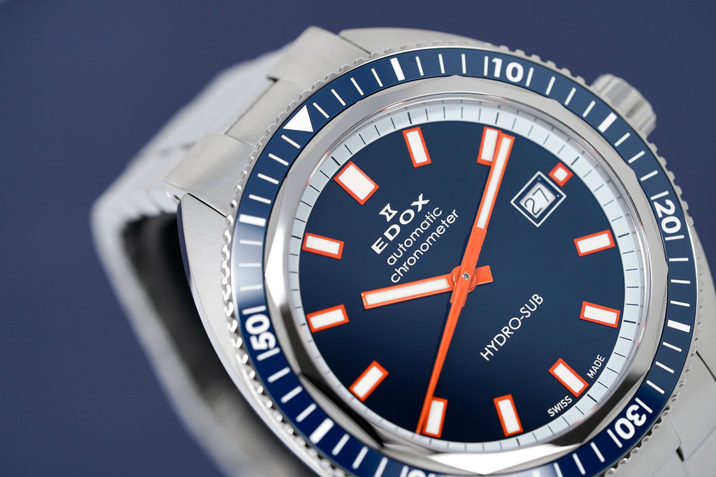 Edox Watch Hydro-Sub 1965 Chronometer Limited Edition Blue