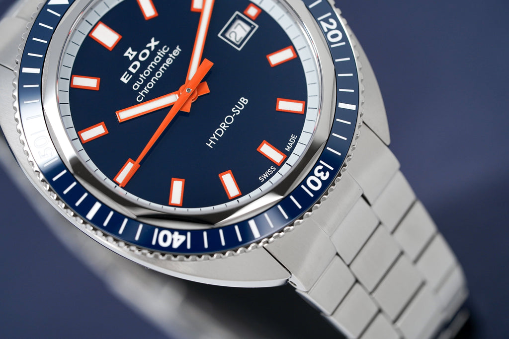 Edox Watch Hydro-Sub 1965 Chronometer Limited Edition Blue