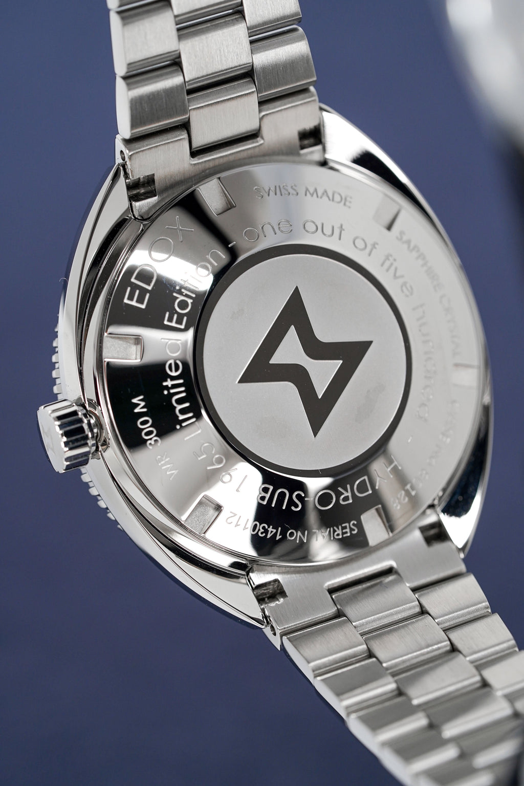 Edox Watch Hydro-Sub 1965 Chronometer Limited Edition Blue