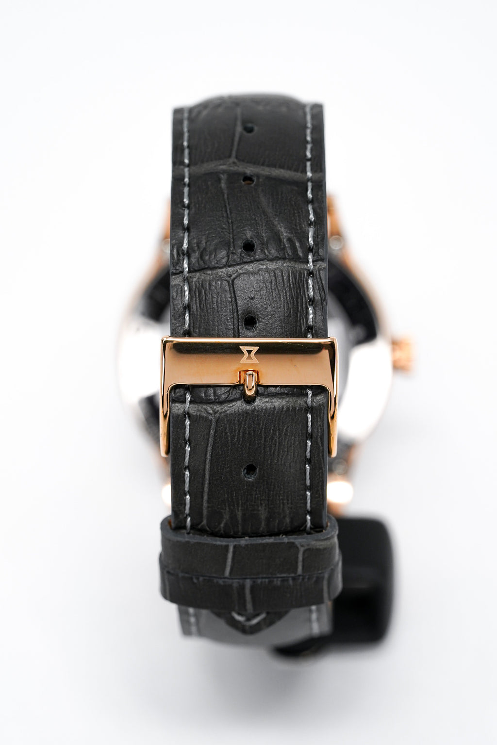 Edox Women's Automatic Watch Les Vauberts Open Heart 37mm Black Rose Gold