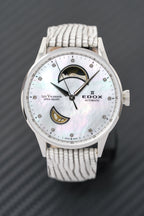 Edox Women's Automatic Watch Les Vauberts Open Heart 37mm