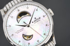 Edox Women's Automatic Watch Les Vauberts Open Heart 37mm
