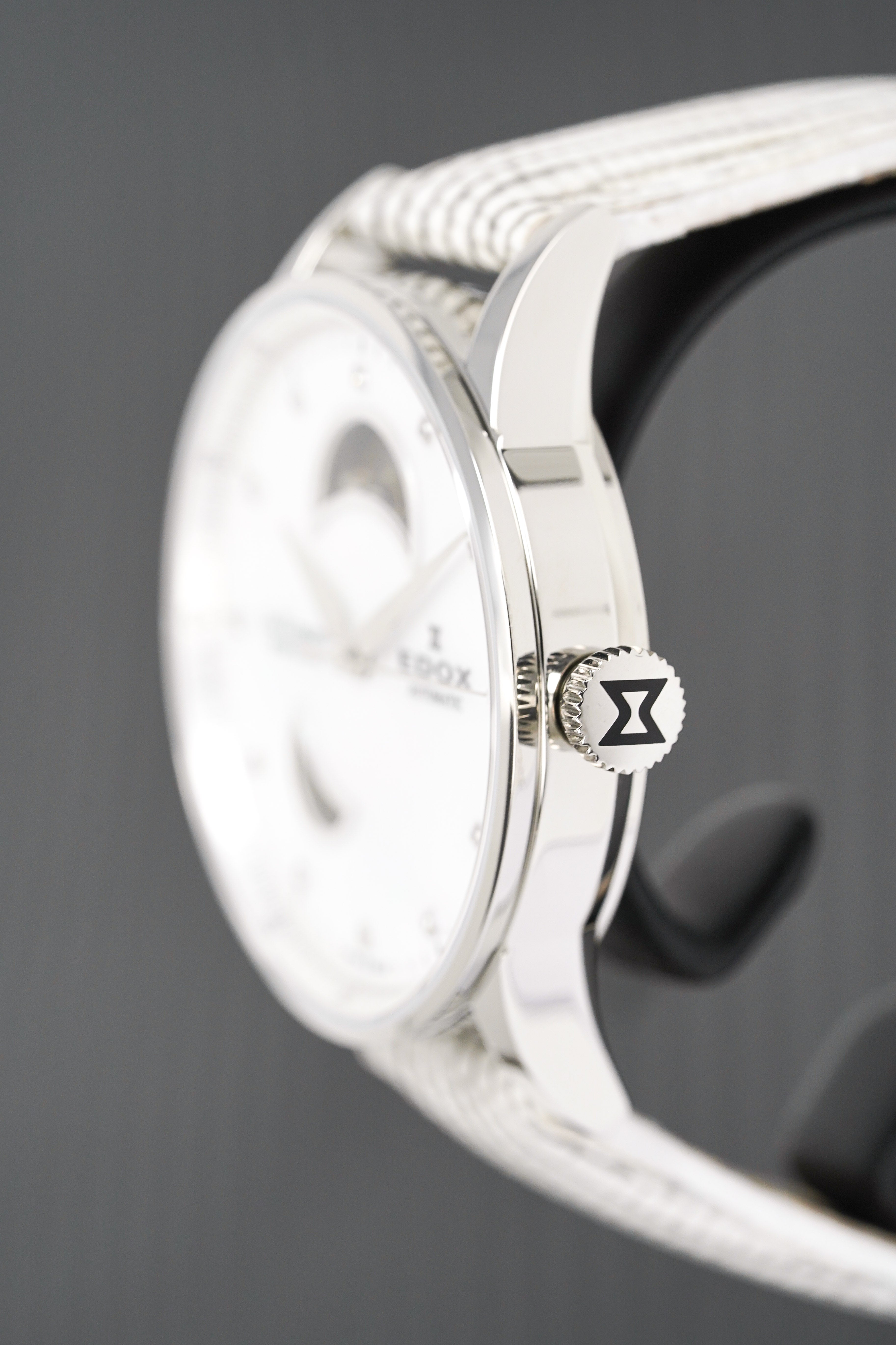 Edox Women's Automatic Watch Les Vauberts Open Heart 37mm