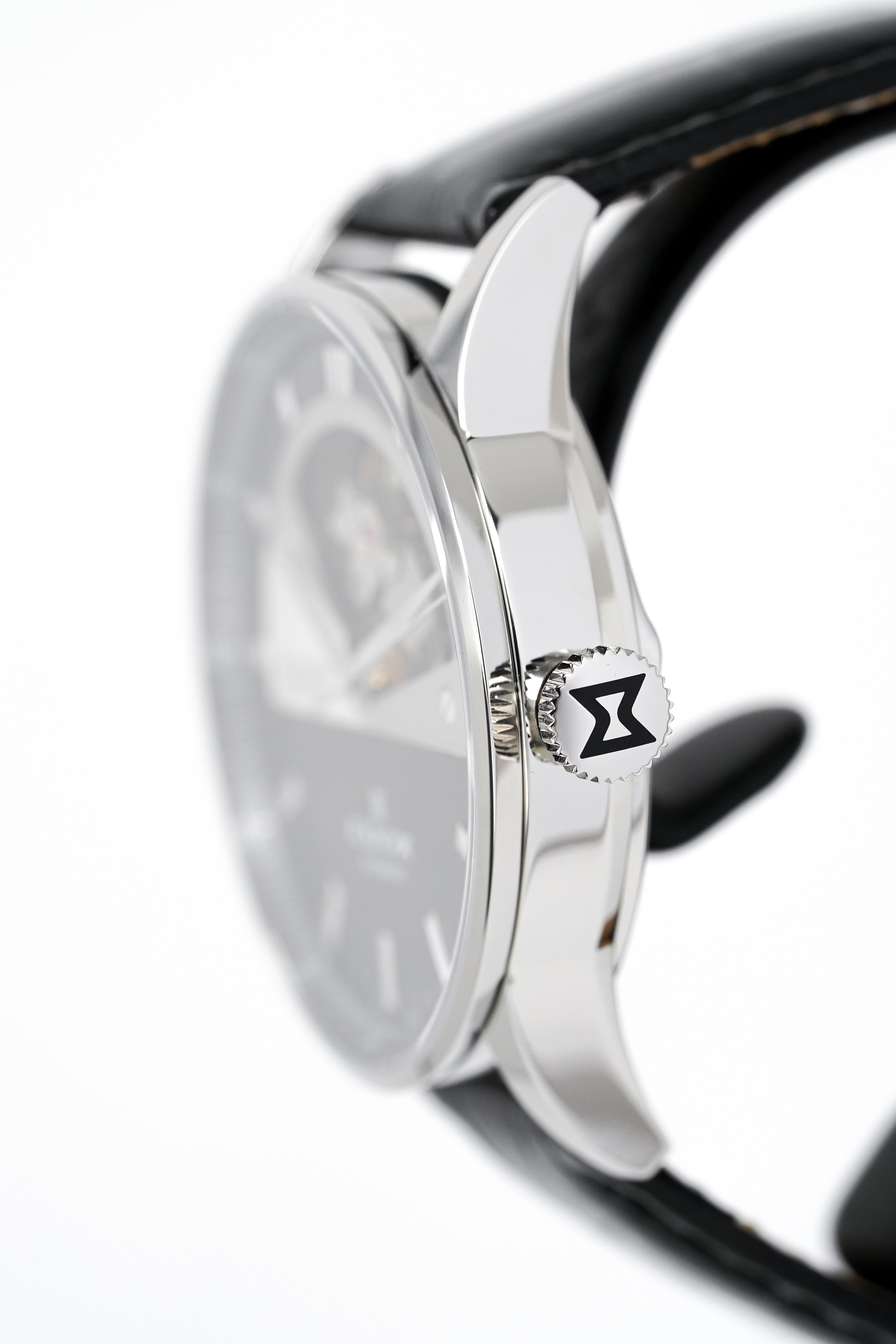 Edox Women's Automatic Watch Les Vauberts Open Heart 37mm Black