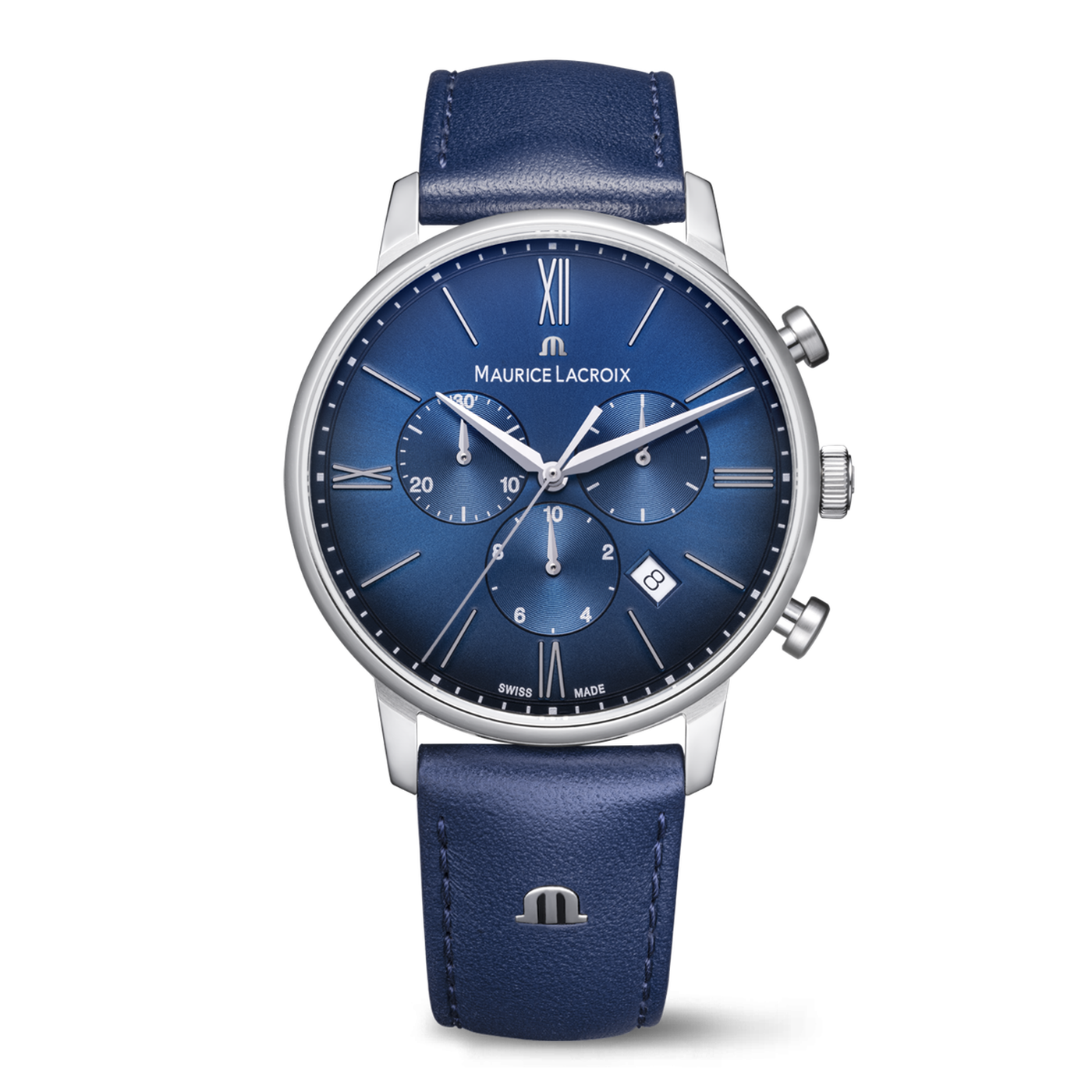 Maurice Lacroix Men's Blue Eliros Chronograph Watch