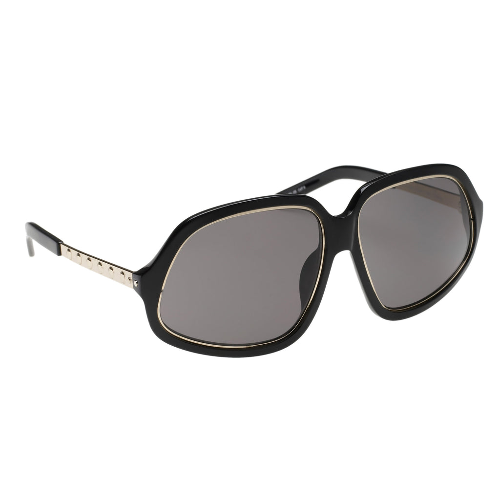 Eley Kishimoto Women's Sunglasses Angular Jackie-O Gold Black
