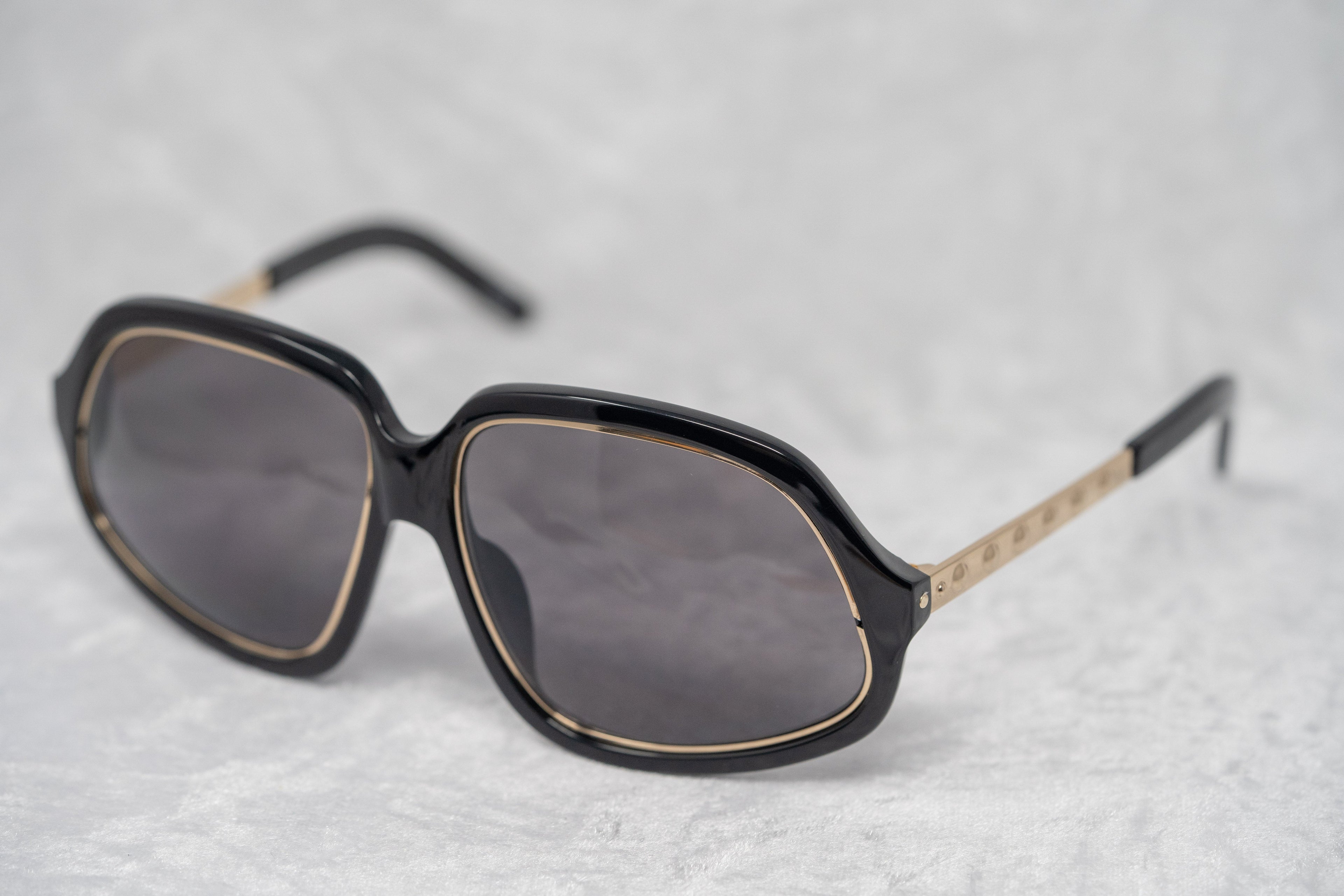 Eley Kishimoto Women's Sunglasses Angular Jackie-O Gold Black
