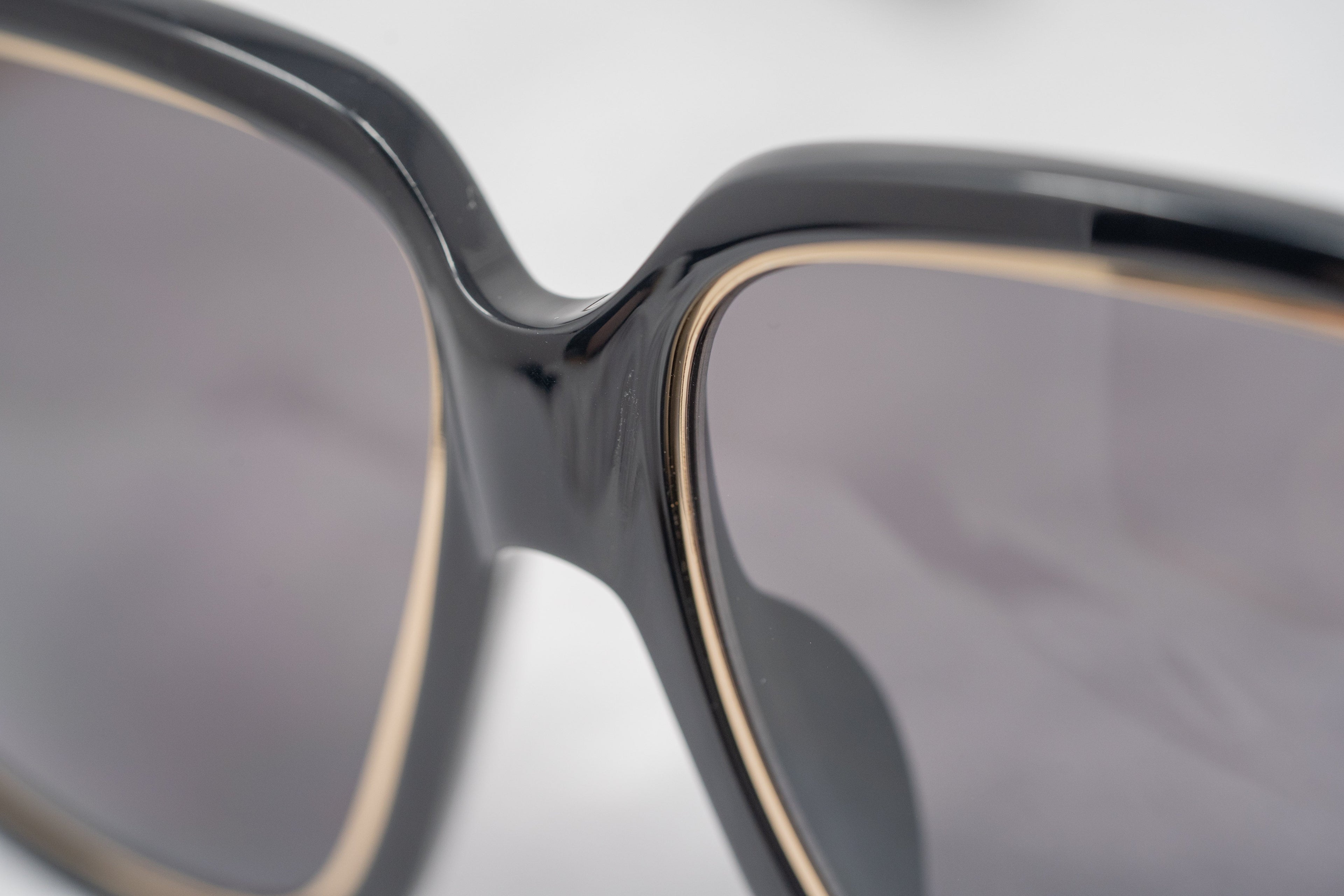 Eley Kishimoto Women's Sunglasses Angular Jackie-O Gold Black