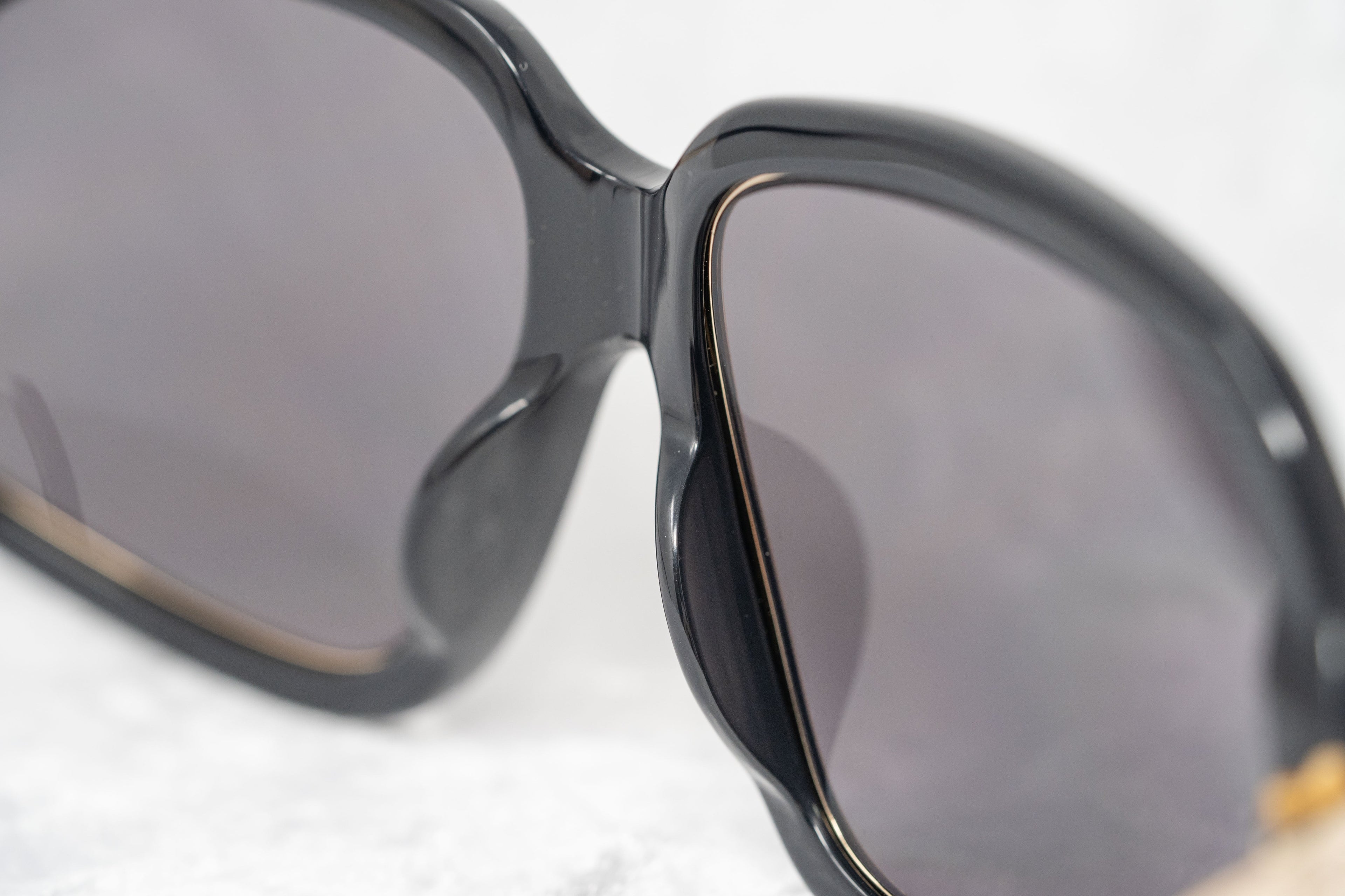 Eley Kishimoto Women's Sunglasses Angular Jackie-O Gold Black
