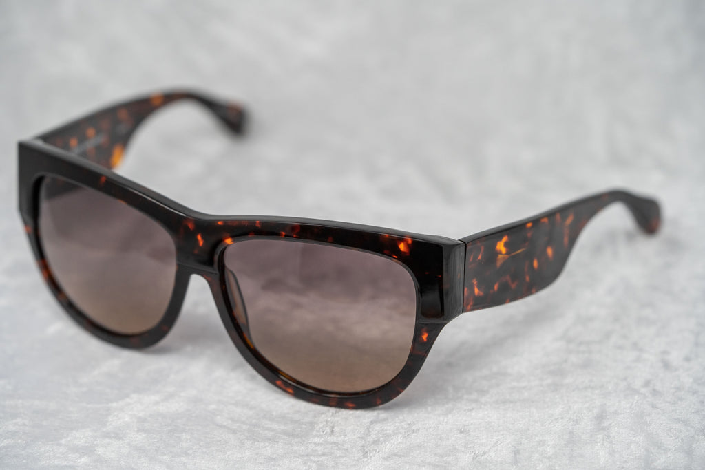 Eley Kishimoto Ladies Sunglasses Oversized Brown Tortoise