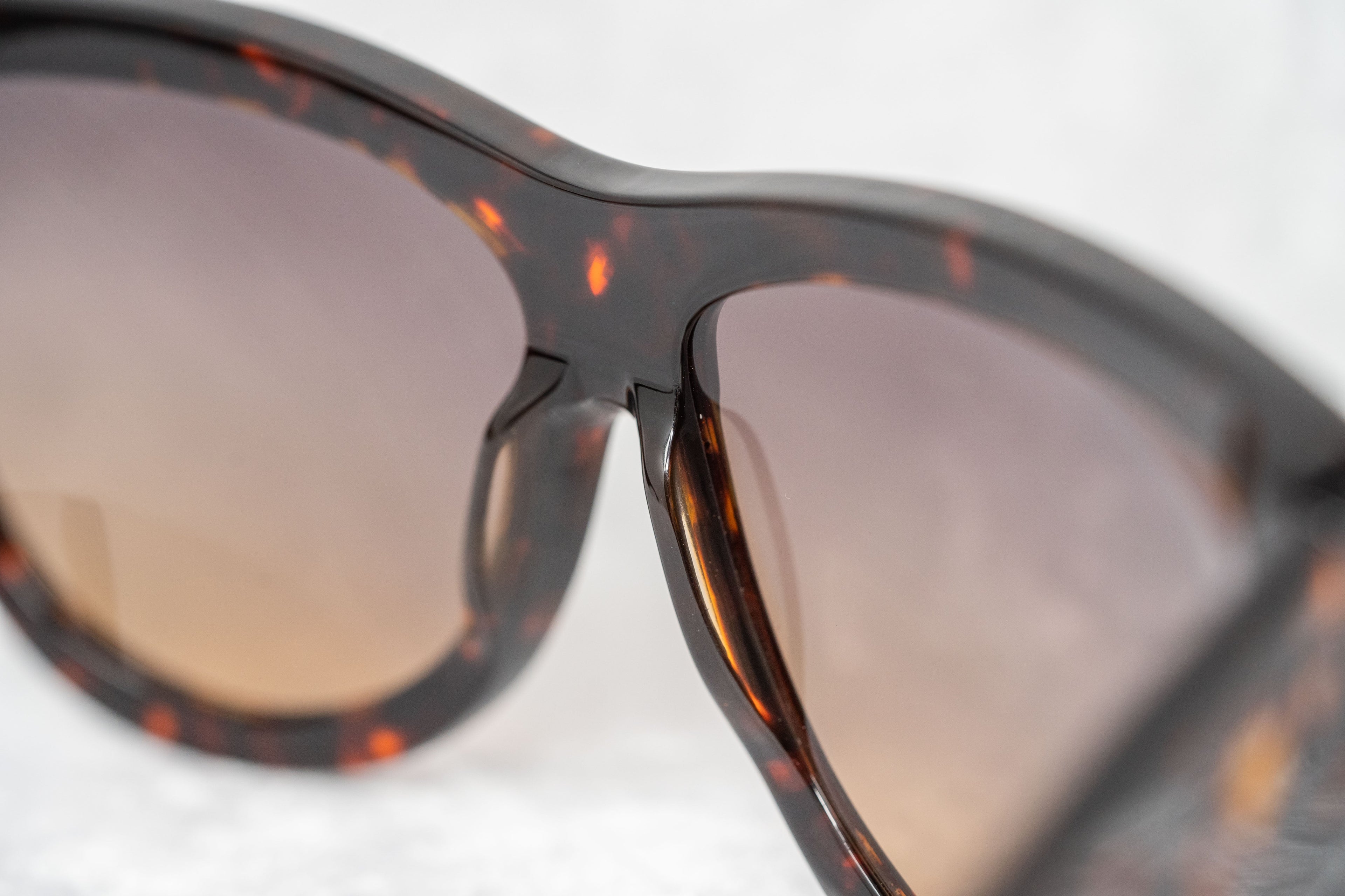 Eley Kishimoto Ladies Sunglasses Oversized Brown Tortoise