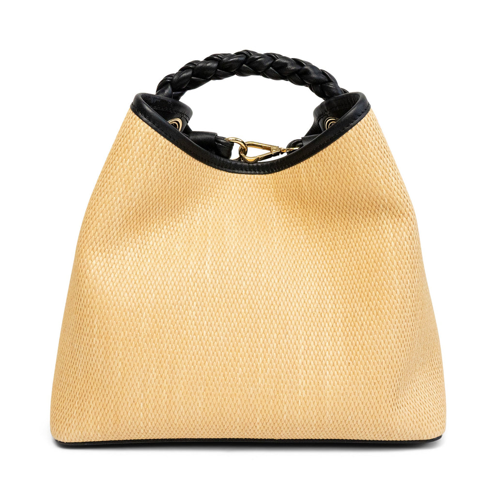 Elleme 'Raisin Raffia' Bag