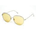 Jimmy Choo Women's Sunglasses Round Silver/Yellow