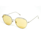 Jimmy Choo Women's Sunglasses Round Silver/Yellow