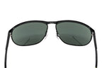 Emporio Armani Men's Sunglasses Wraparound Black/Green