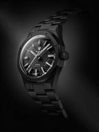 F77 Black Ceramic Tressed Dial Mk1 | 37mm, Mens Watch