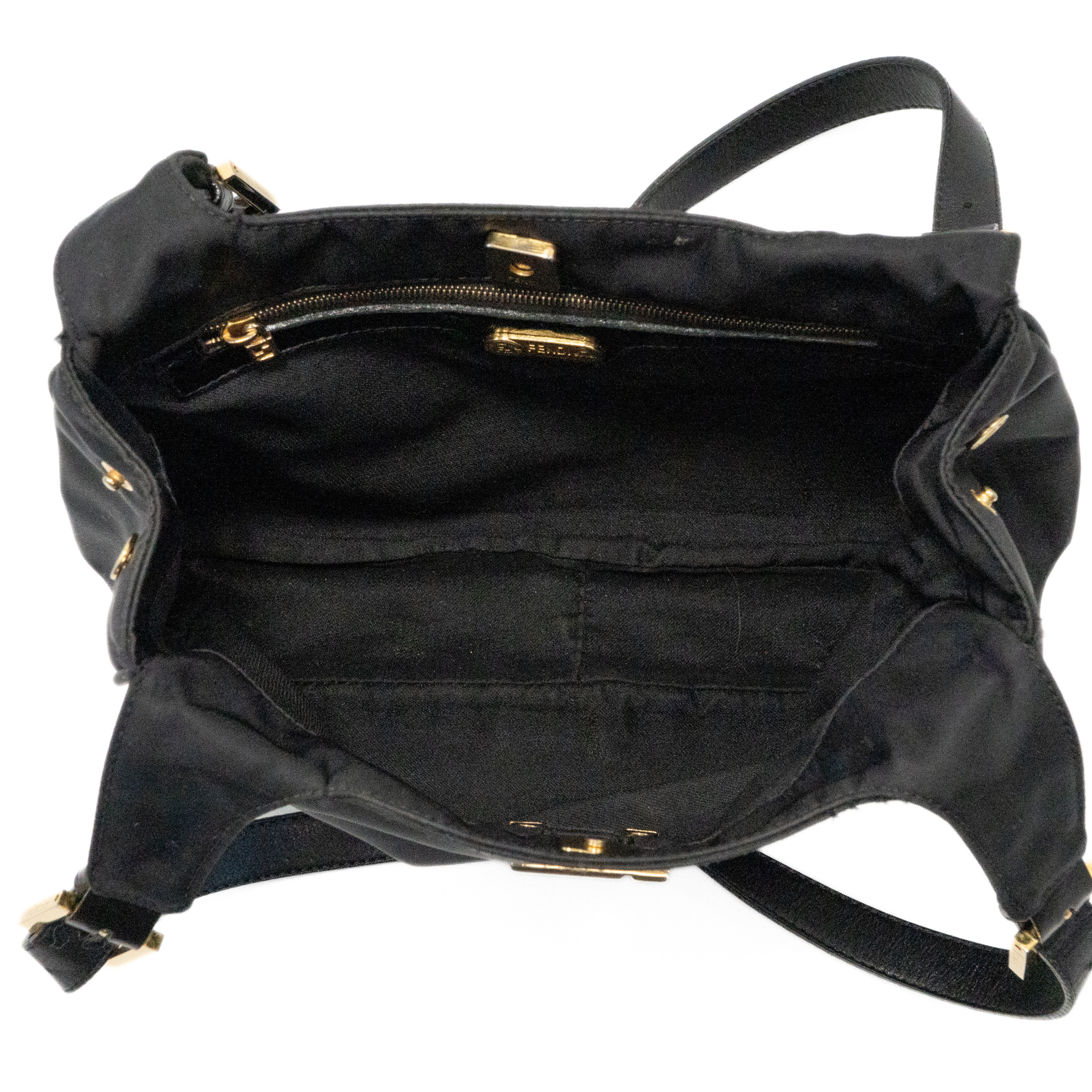 Fendi Nylon 'FF' Shoulder Bag