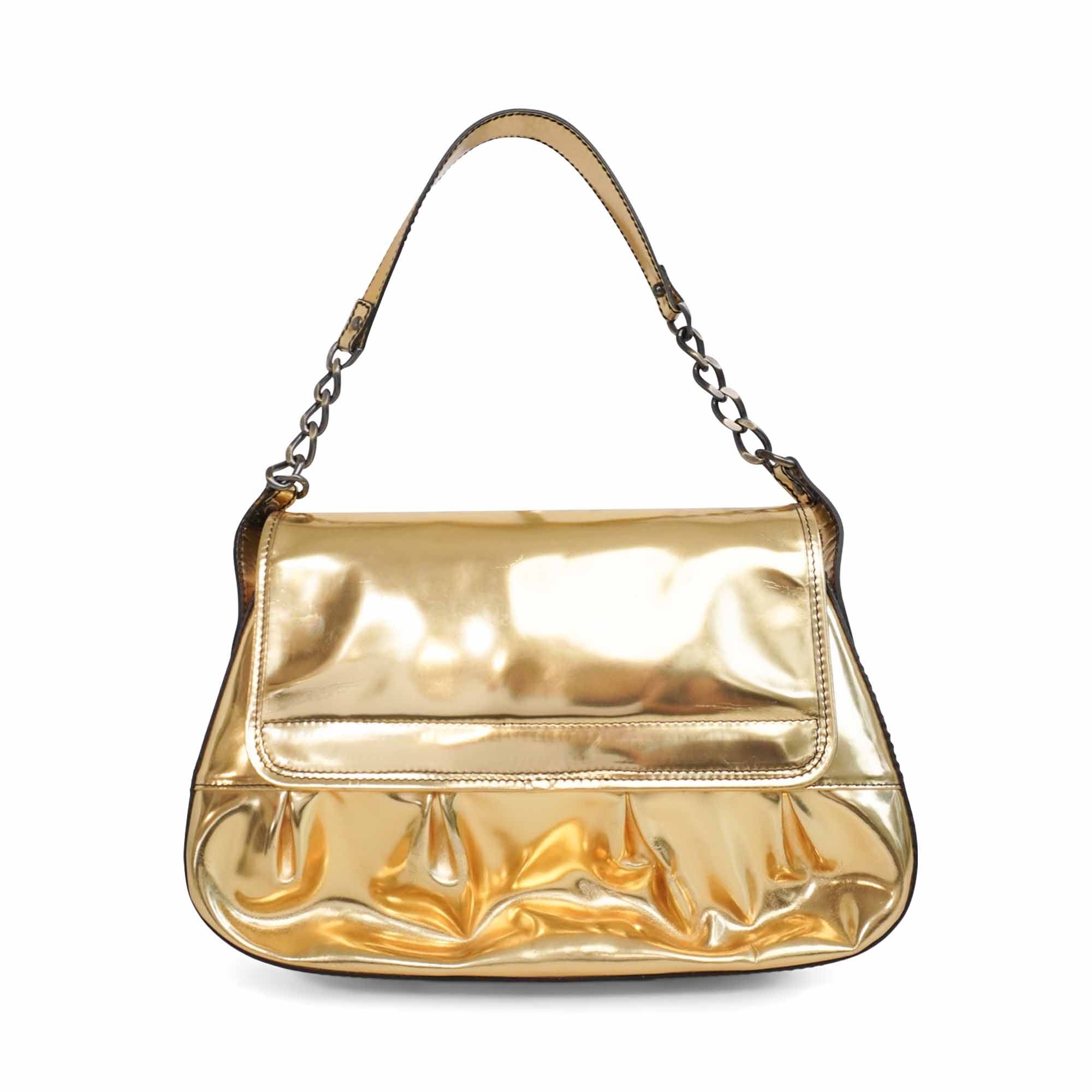 Fendi 'B Bis' Metallic Shoulder Bag