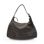 Fendi Zucchino Top Handle Bag