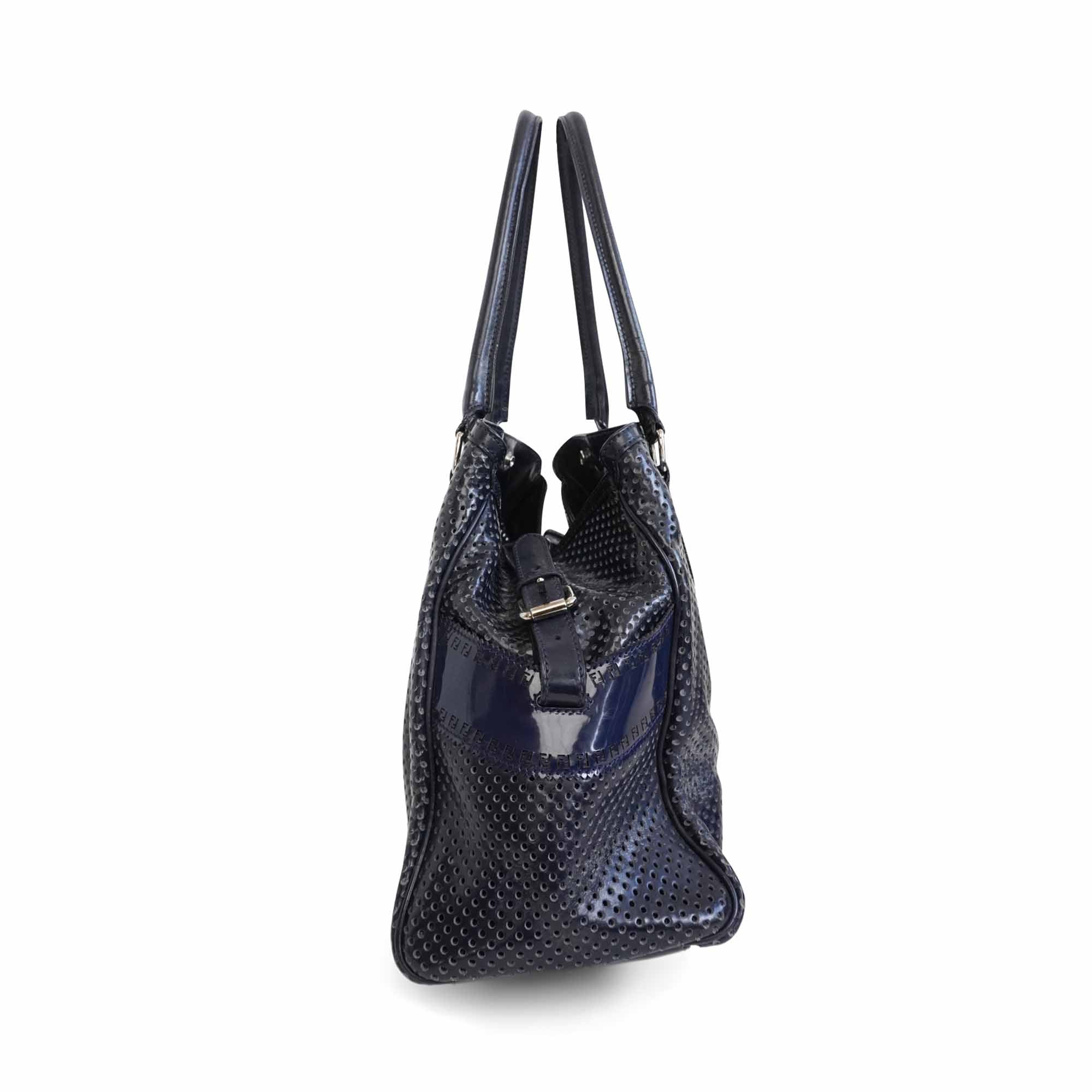 Fendi Perforated 'Bag Du Jour' Tote Bag