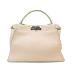 Fendi 'Peekaboo Embroidered' Top Handle Bag