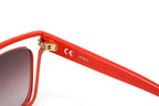 Furla Women's Sunglasses Classic Square Clear/Red