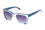 Furla Women's Sunglasses Classic Square Clear/Blue