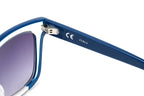 Furla Women's Sunglasses Classic Square Clear/Blue