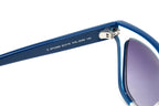 Furla Women's Sunglasses Classic Square Clear/Blue