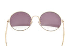 Furla Women's Sunglasses Round Gold/Purple