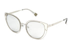 Furla Women's Sunglasses Cat Eye Silver