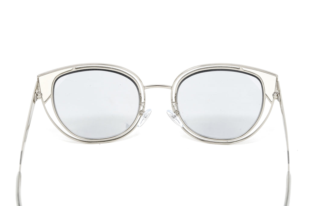 Furla Women's Sunglasses Cat Eye Silver