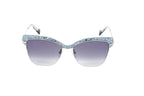 Furla Women's Sunglasses Browline Silver/Purple