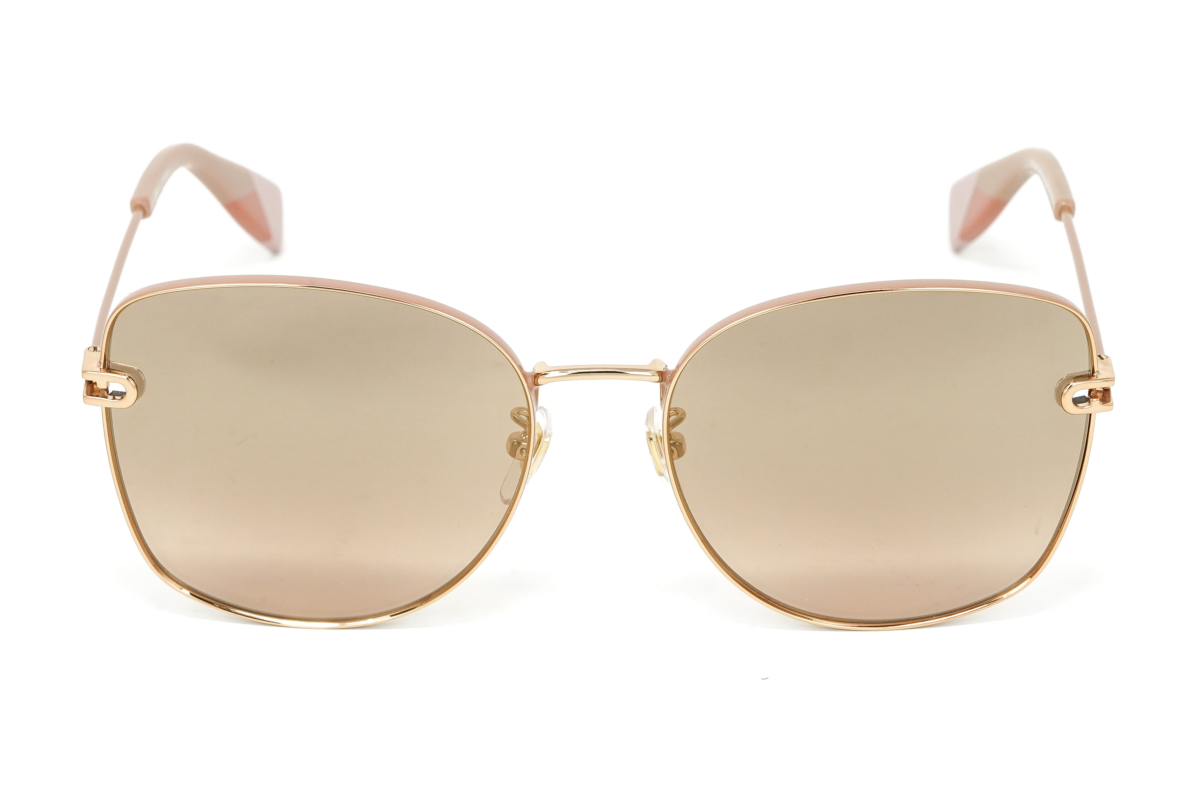 Furla Women's Butterfly SunglassesGold/Brown