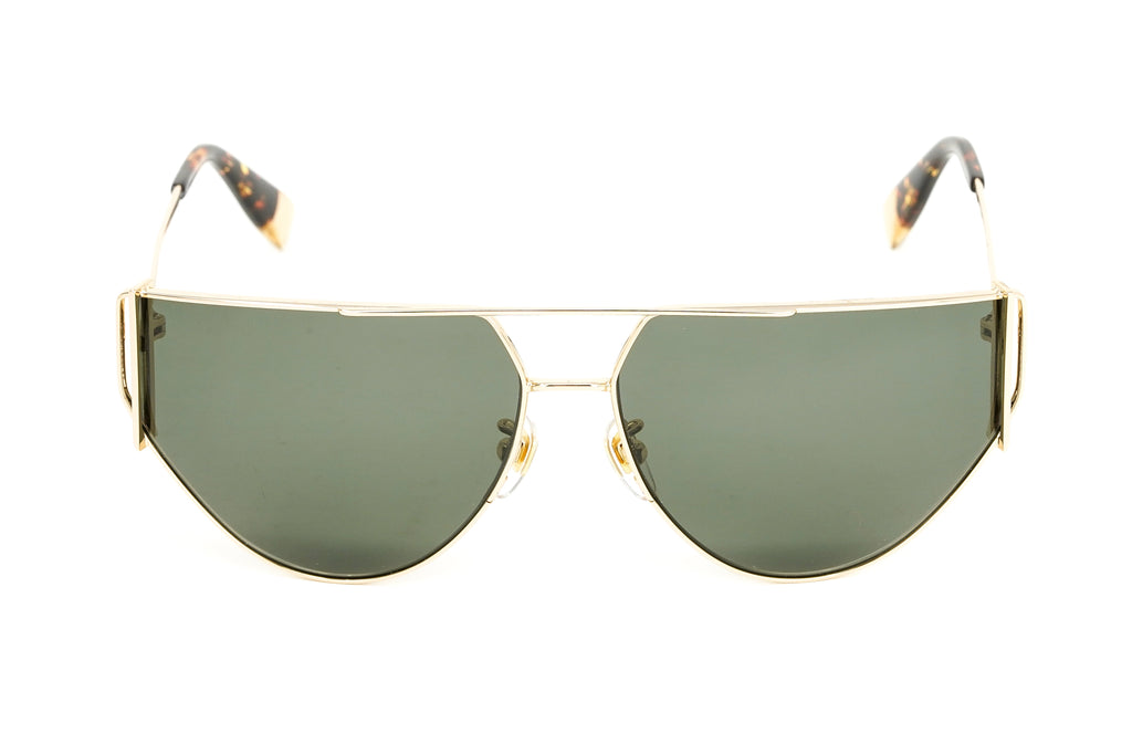 Furla Women's Sunglasses Half-Moon Pilot Gold