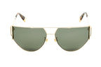 Furla Women's Sunglasses Half-Moon Pilot Gold
