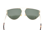 Furla Women's Sunglasses Half-Moon Pilot Gold