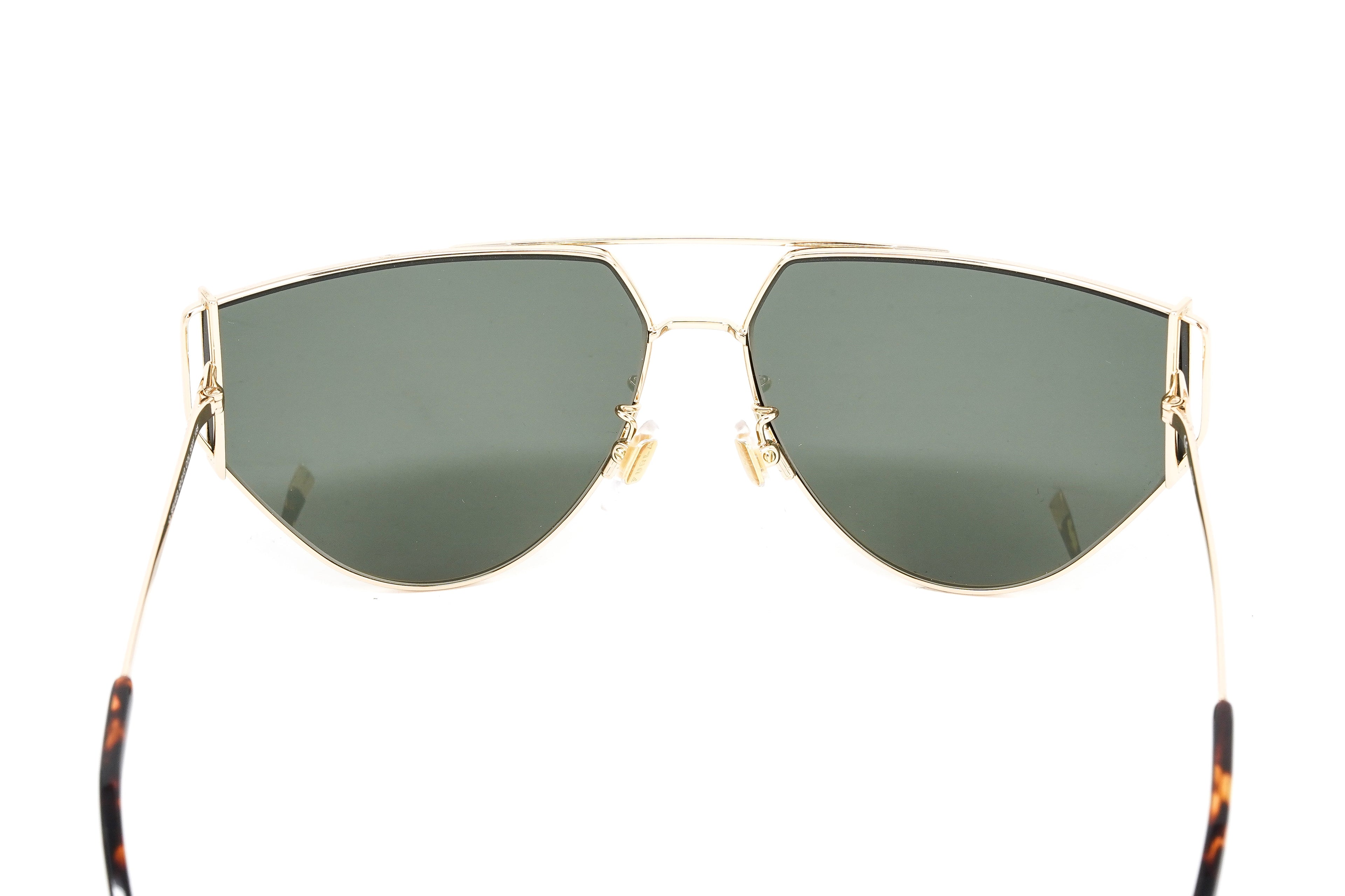 Furla Women's Sunglasses Half-Moon Pilot Gold