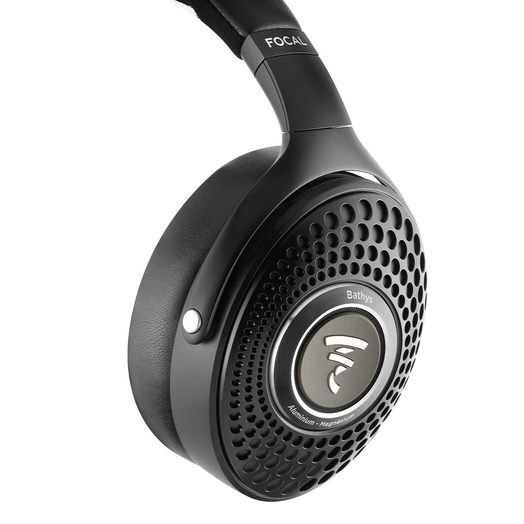 Focal Bathys Over-Ear Hi-Fi Bluetooth Wireless Headphones with Active Noise Cancellation (Deep Black)