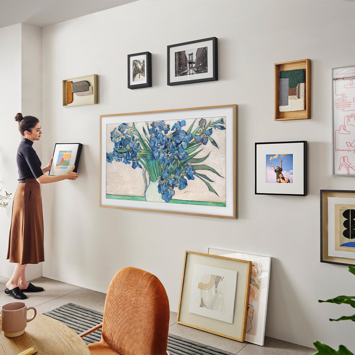 Samsung HW-LS60D Music Frame Bluetooth Speakers with Wall Mount - 3-Pack