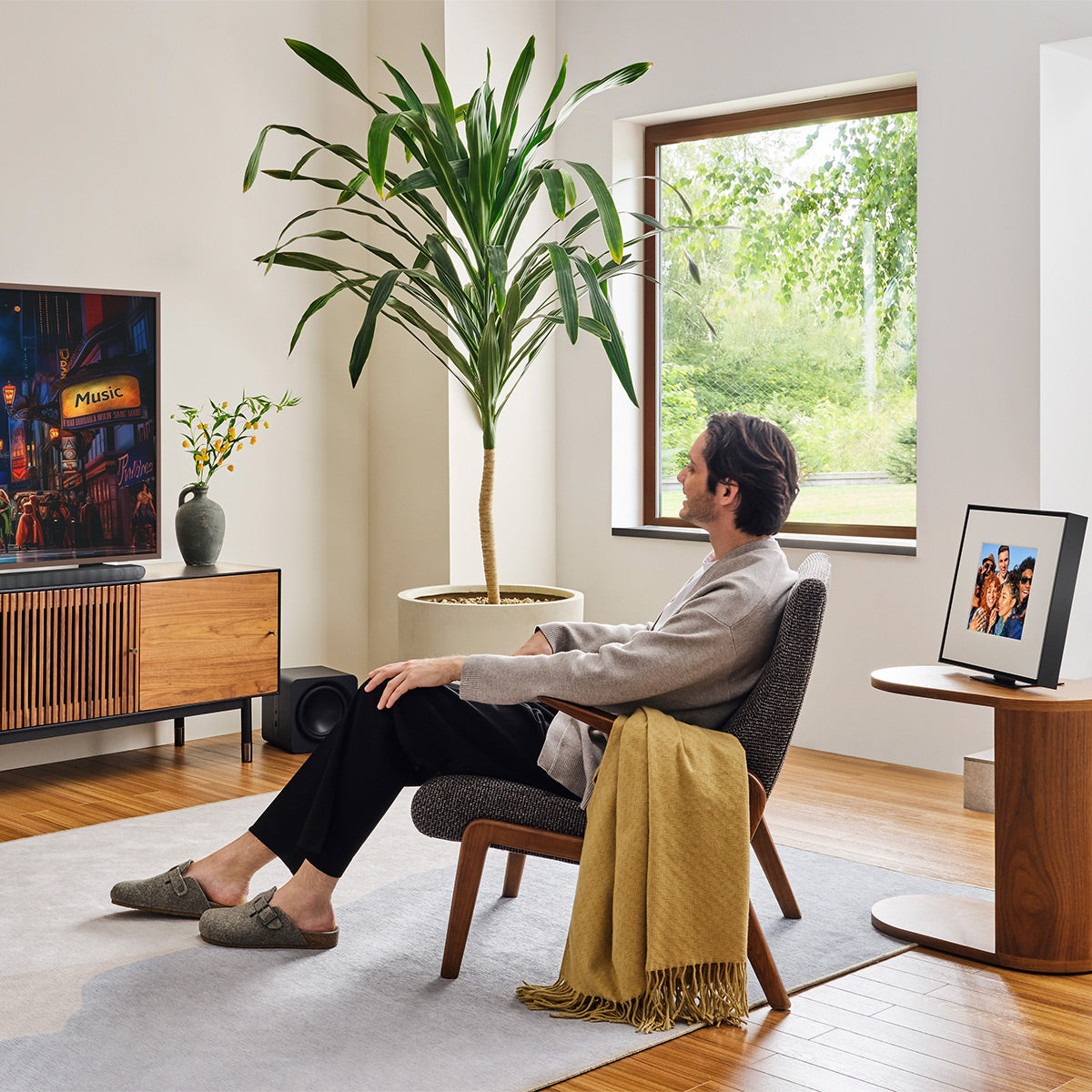 Samsung HW-LS60D Music Frame Bluetooth Speakers with Wall Mount - 3-Pack